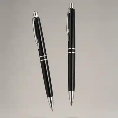 Personalized Premium Metal Ball Pen with Name Engraving – Black